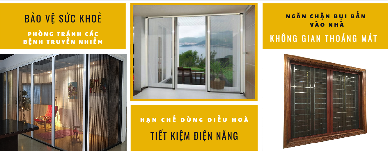 Lợi ích cửa lưới chống muỗi Sagowin